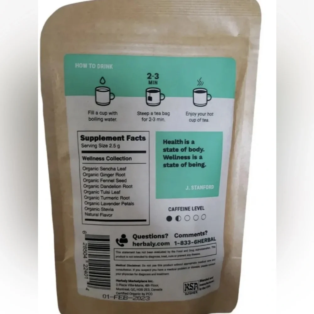 Herbaly Wellness Collection 28 bags